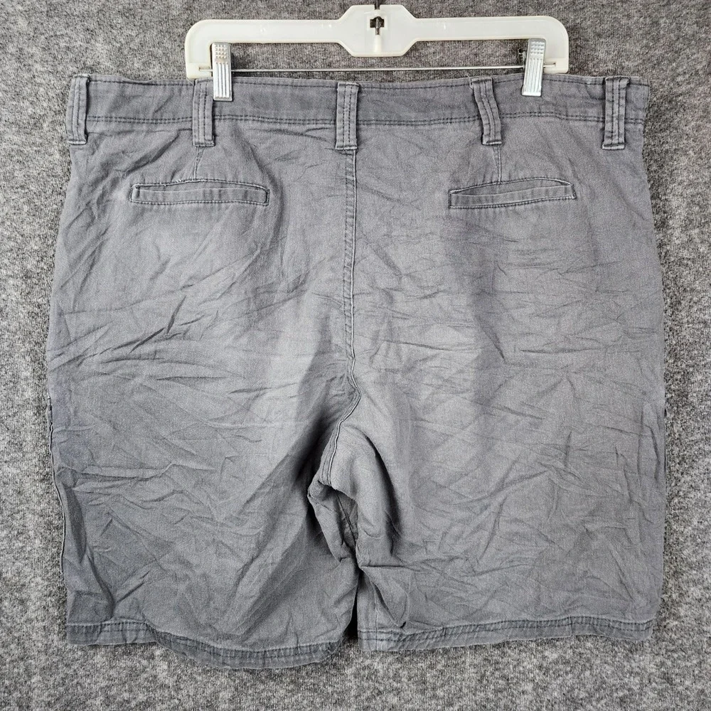 Wrangler Cargo Shorts‎ Mens 40 Grey Relaxed Fit Cotton Twill Casual Outdoor